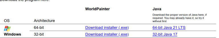 How To: Java 21 and Worldpainter install - Worldpainter Blog