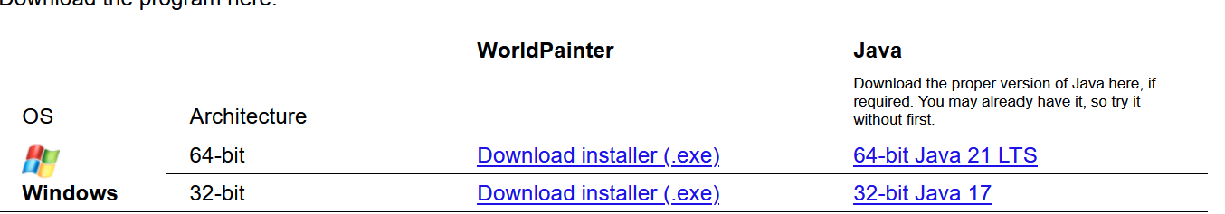 How To: Java 21 and Worldpainter install - Worldpainter Blog